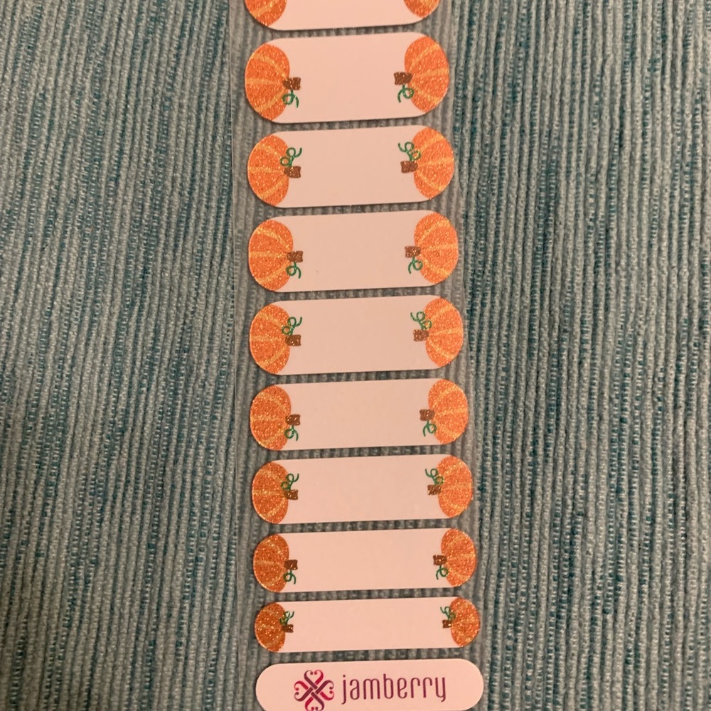 Half sheet of Jamberry’s Maple Sugar Pumpkins.